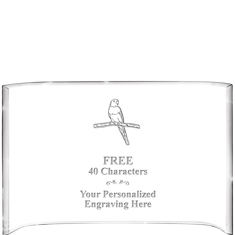 7 3/4"X 5" CURVA ACRYLIC