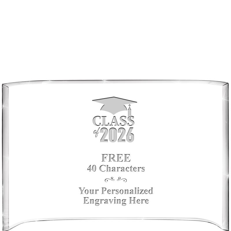 7 3/4"X 5" CURVA ACRYLIC