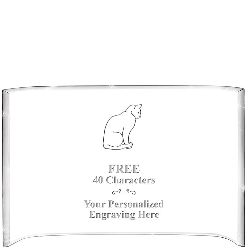 7 3/4"X 5" CURVA ACRYLIC