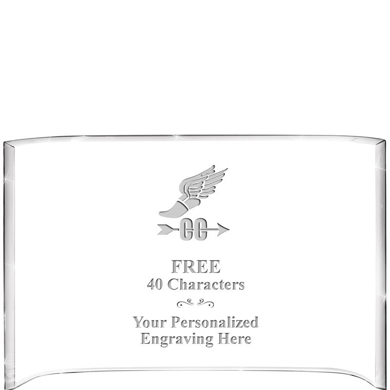 7 3/4"X 5" CURVA ACRYLIC