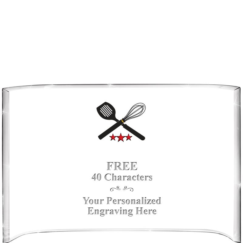 7 3/4"X 5" CURVA ACRYLIC