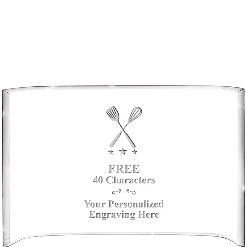 7 3/4"X 5" CURVA ACRYLIC