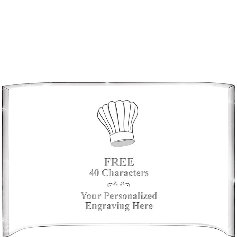 7 3/4"X 5" CURVA ACRYLIC