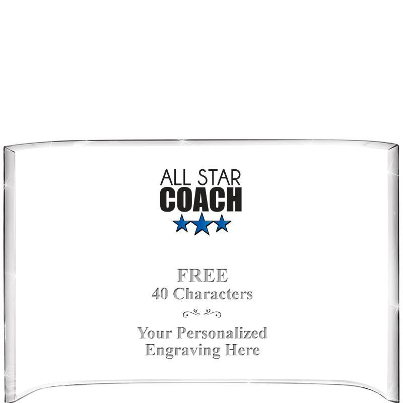 7 3/4"X 5" CURVA ACRYLIC