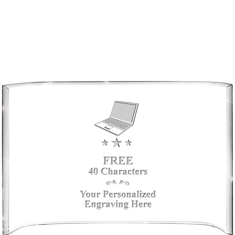 7 3/4"X 5" CURVA ACRYLIC