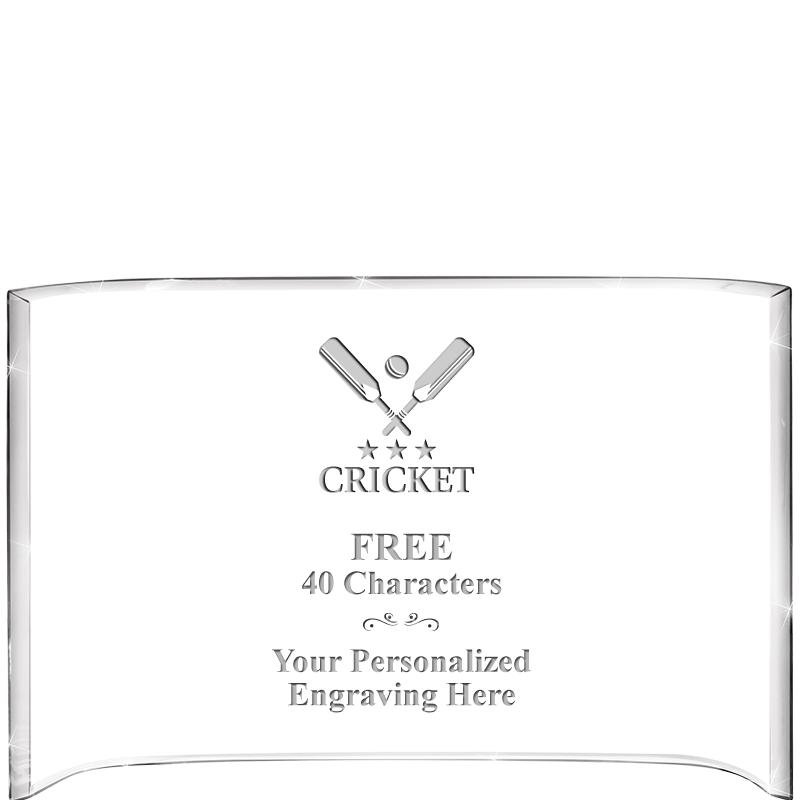 7 3/4"X 5" CURVA ACRYLIC