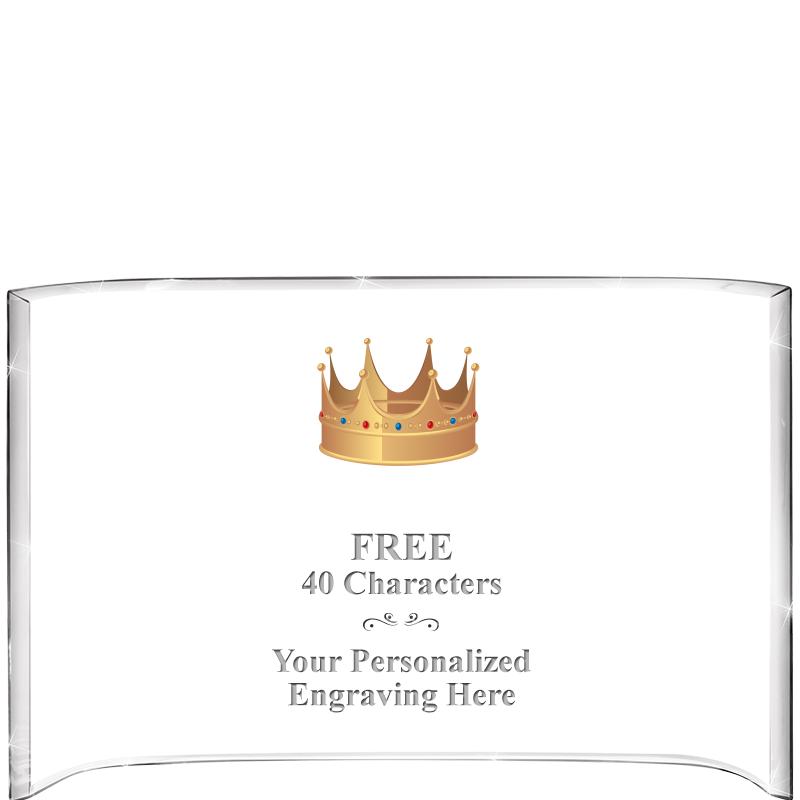 7 3/4"X 5" CURVA ACRYLIC