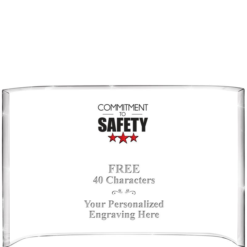 7 3/4"X 5" CURVA ACRYLIC