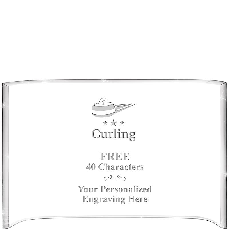 7 3/4"X 5" CURVA ACRYLIC