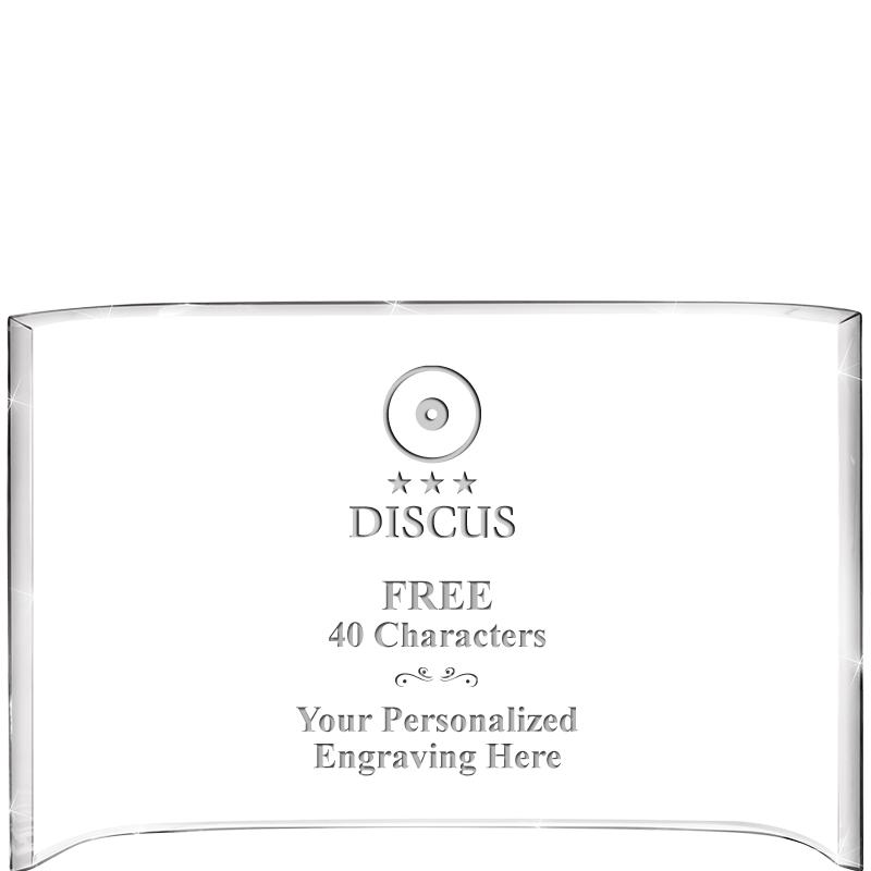 7 3/4"X 5" CURVA ACRYLIC