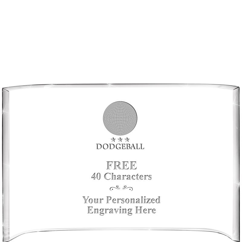 7 3/4"X 5" CURVA ACRYLIC