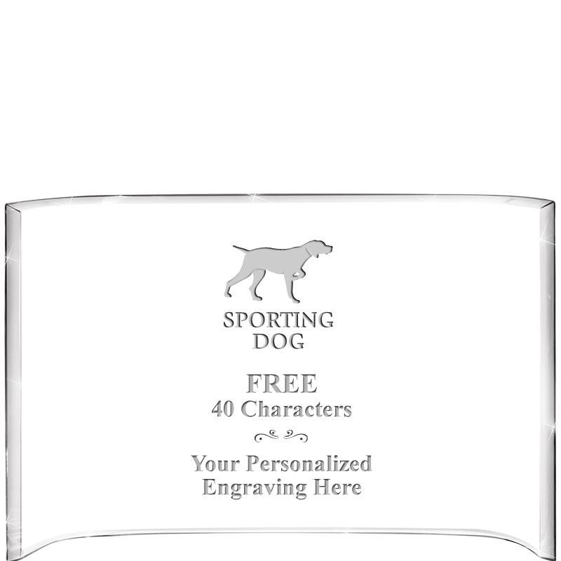 7 3/4"X 5" CURVA ACRYLIC