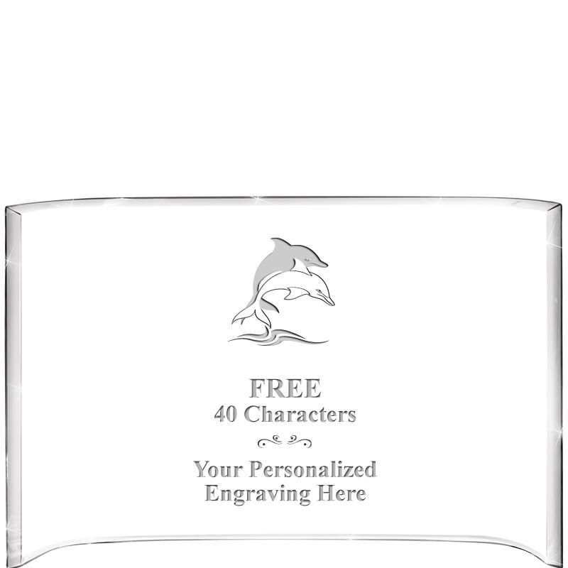 7 3/4"X 5" CURVA ACRYLIC