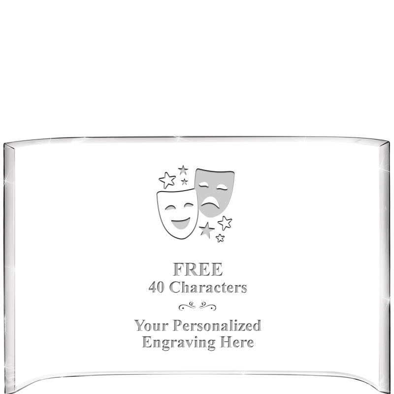 7 3/4"X 5" CURVA ACRYLIC