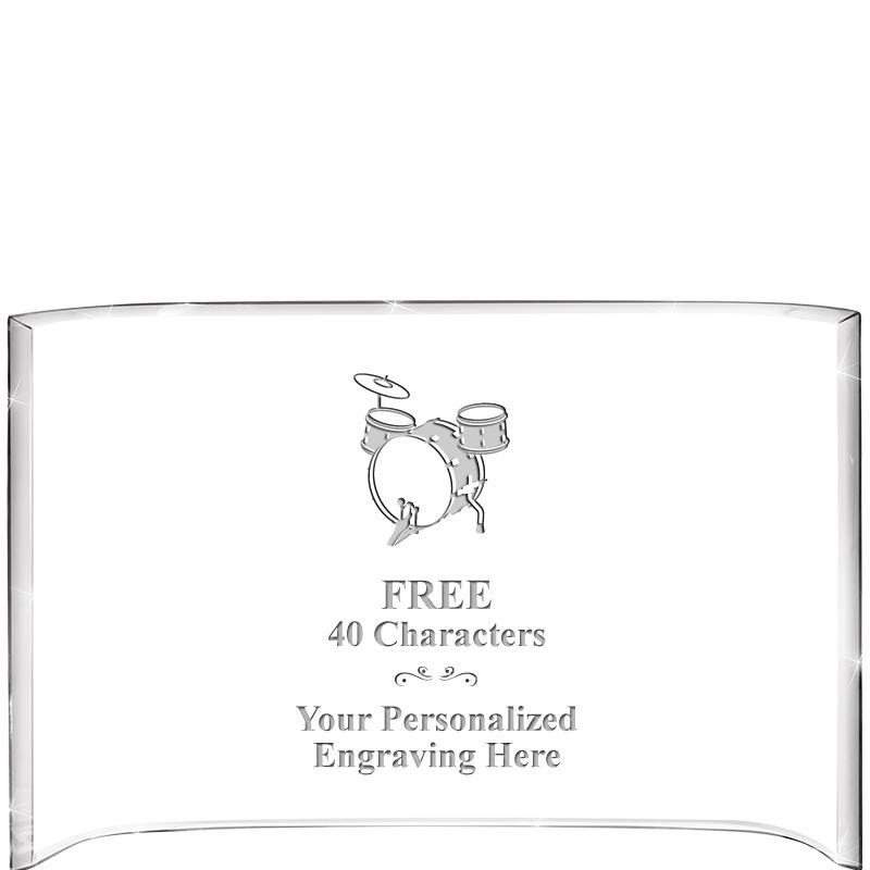 7 3/4"X 5" CURVA ACRYLIC