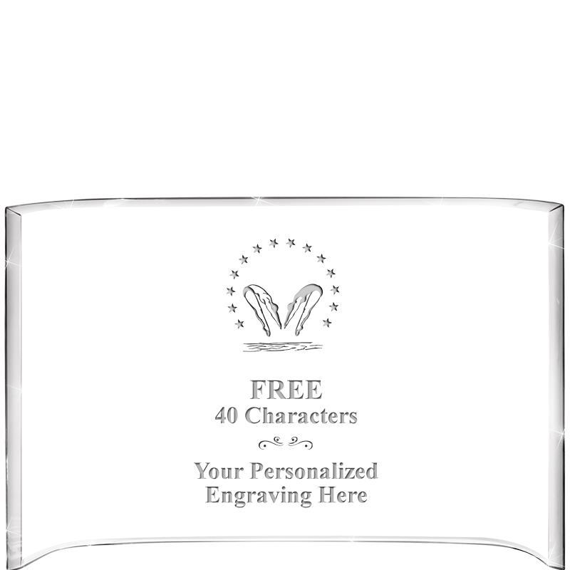 7 3/4"X 5" CURVA ACRYLIC