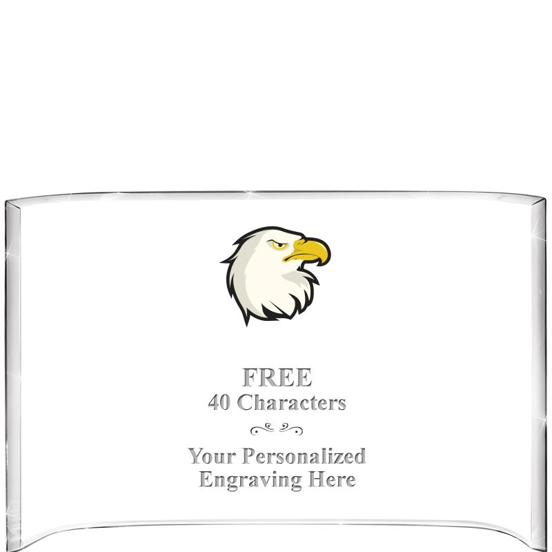 7 3/4"X 5" CURVA ACRYLIC