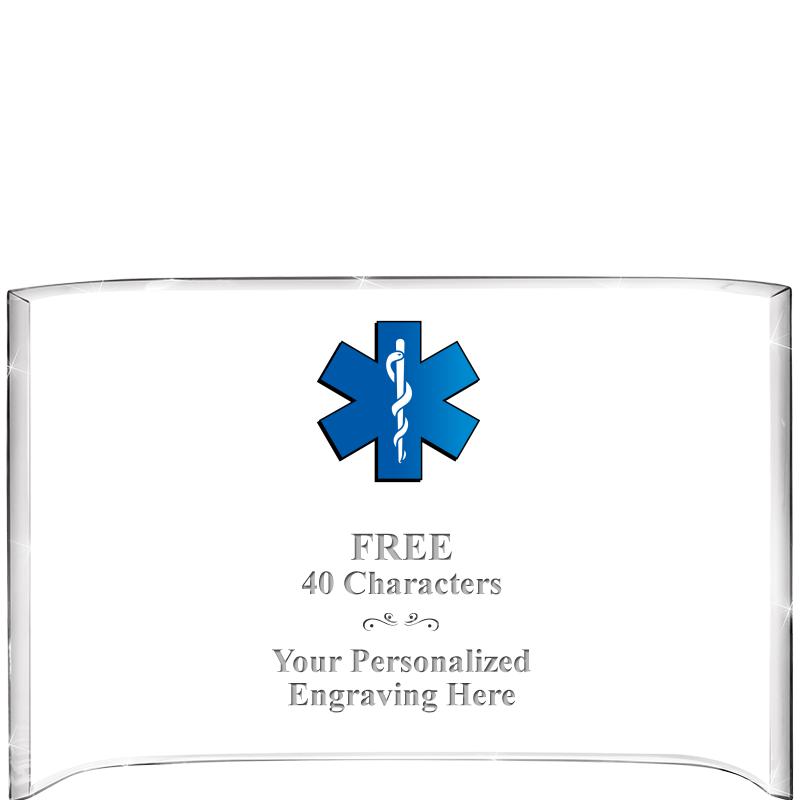 7 3/4"X 5" CURVA ACRYLIC