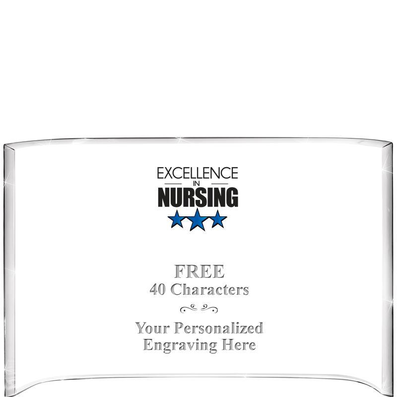 7 3/4"X 5" CURVA ACRYLIC