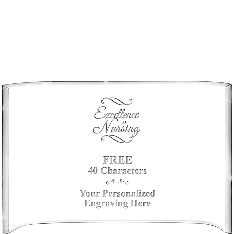 7 3/4"X 5" CURVA ACRYLIC