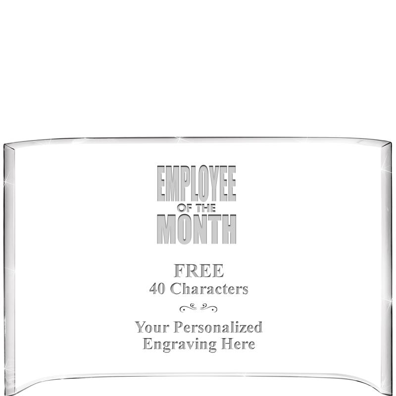 7 3/4"X 5" CURVA ACRYLIC