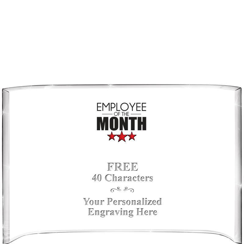 7 3/4"X 5" CURVA ACRYLIC