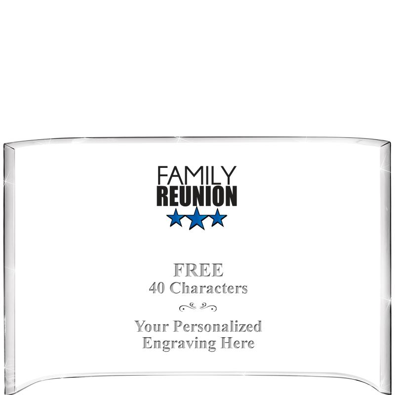 7 3/4"X 5" CURVA ACRYLIC