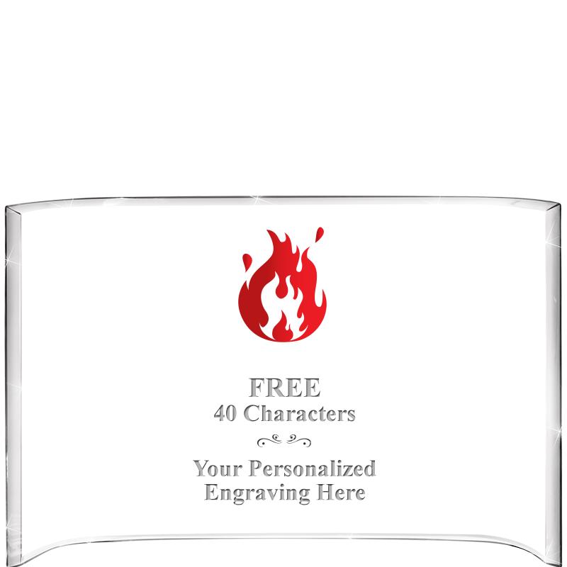 7 3/4"X 5" CURVA ACRYLIC