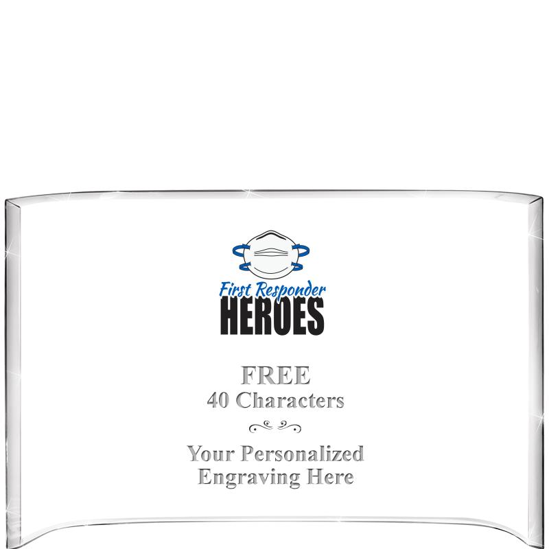 7 3/4"X 5" CURVA ACRYLIC