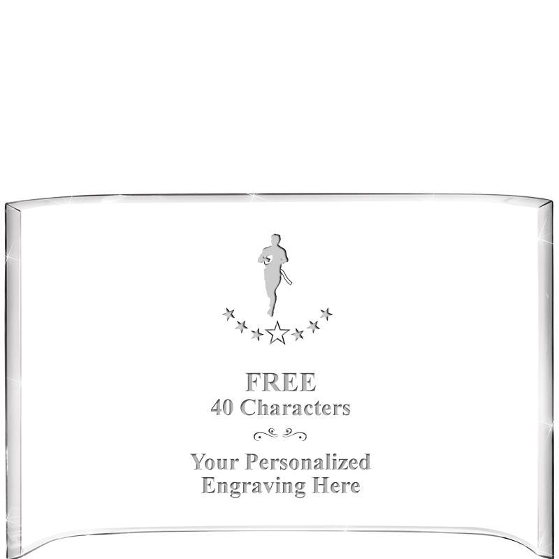 7 3/4"X 5" CURVA ACRYLIC