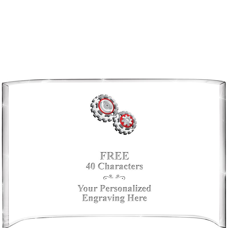 7 3/4"X 5" CURVA ACRYLIC