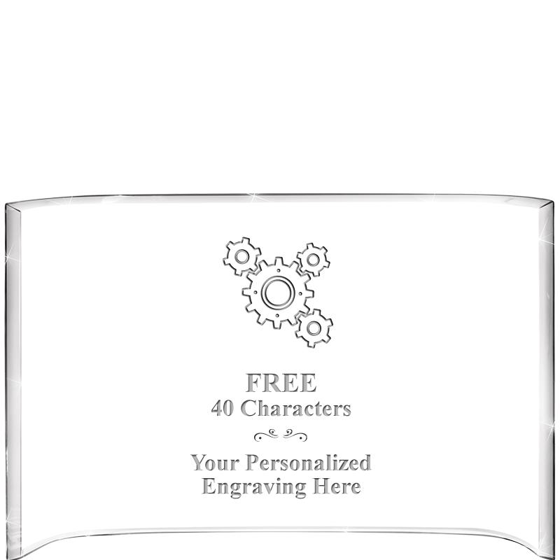 7 3/4"X 5" CURVA ACRYLIC