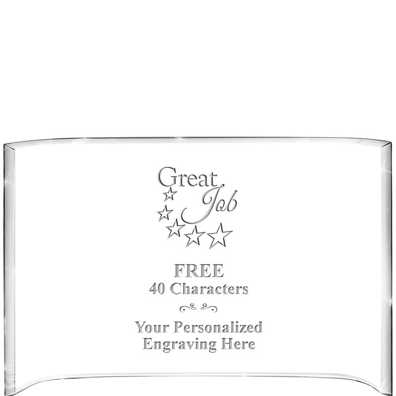 7 3/4"X 5" CURVA ACRYLIC