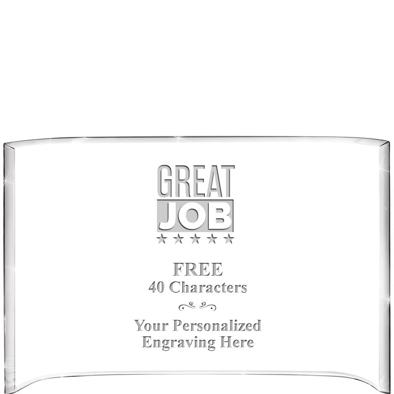 7 3/4"X 5" CURVA ACRYLIC