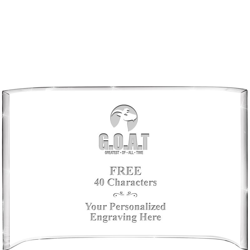 7 3/4"X 5" CURVA ACRYLIC