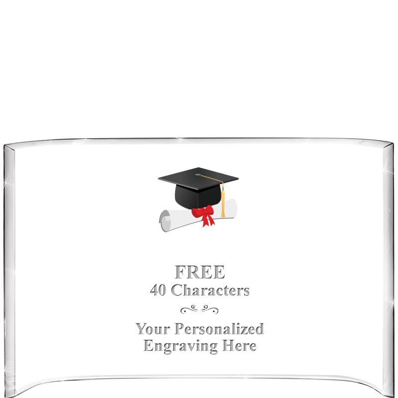 7 3/4"X 5" CURVA ACRYLIC