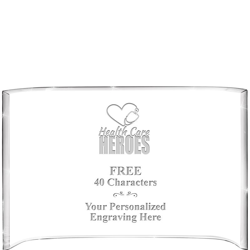 7 3/4"X 5" CURVA ACRYLIC