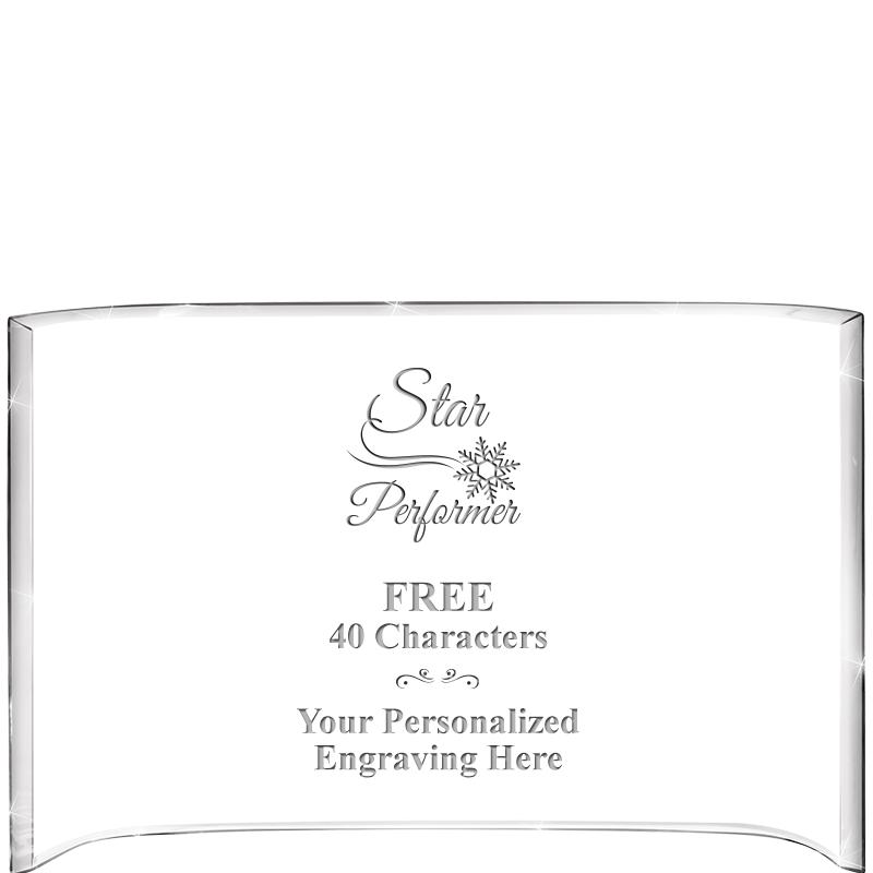 7 3/4"X 5" CURVA ACRYLIC