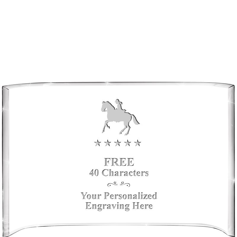 7 3/4"X 5" CURVA ACRYLIC