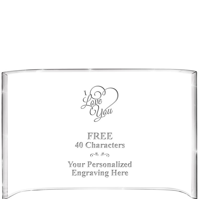 7 3/4"X 5" CURVA ACRYLIC