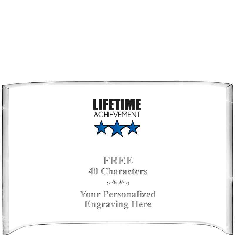 7 3/4"X 5" CURVA ACRYLIC