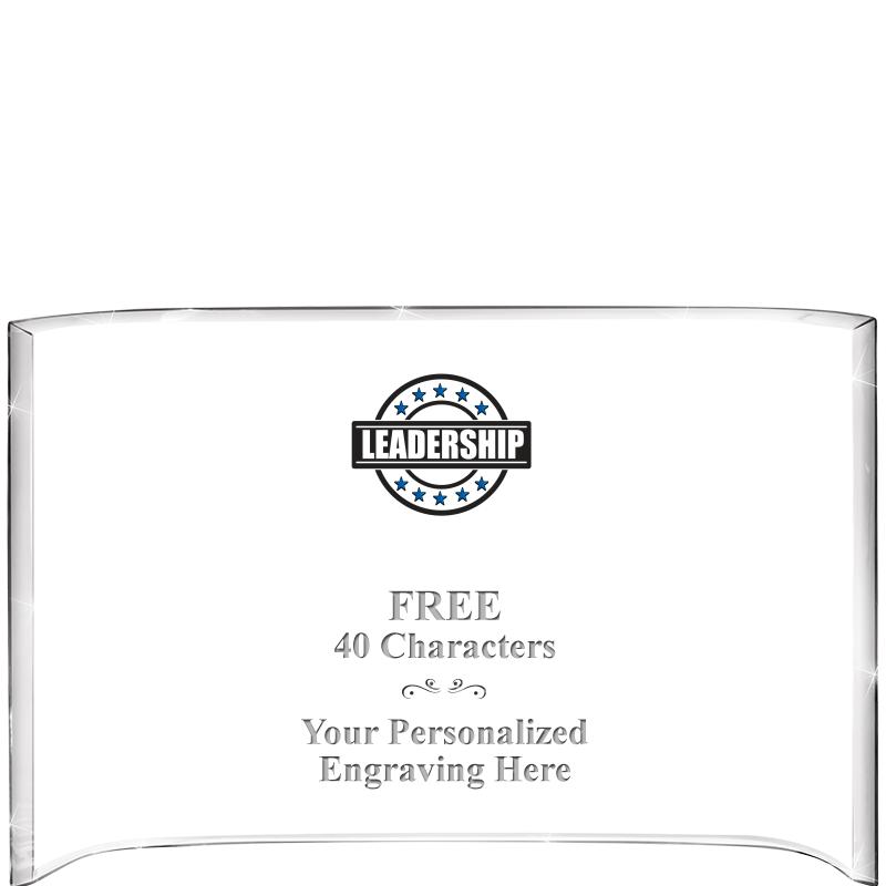 7 3/4"X 5" CURVA ACRYLIC