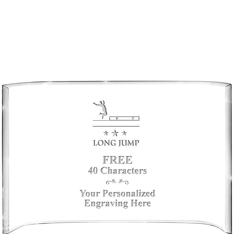 7 3/4"X 5" CURVA ACRYLIC