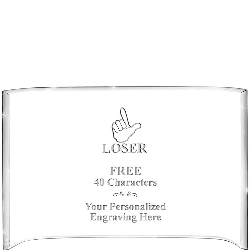 7 3/4"X 5" CURVA ACRYLIC