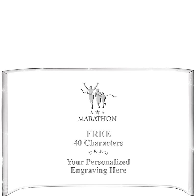 7 3/4"X 5" CURVA ACRYLIC