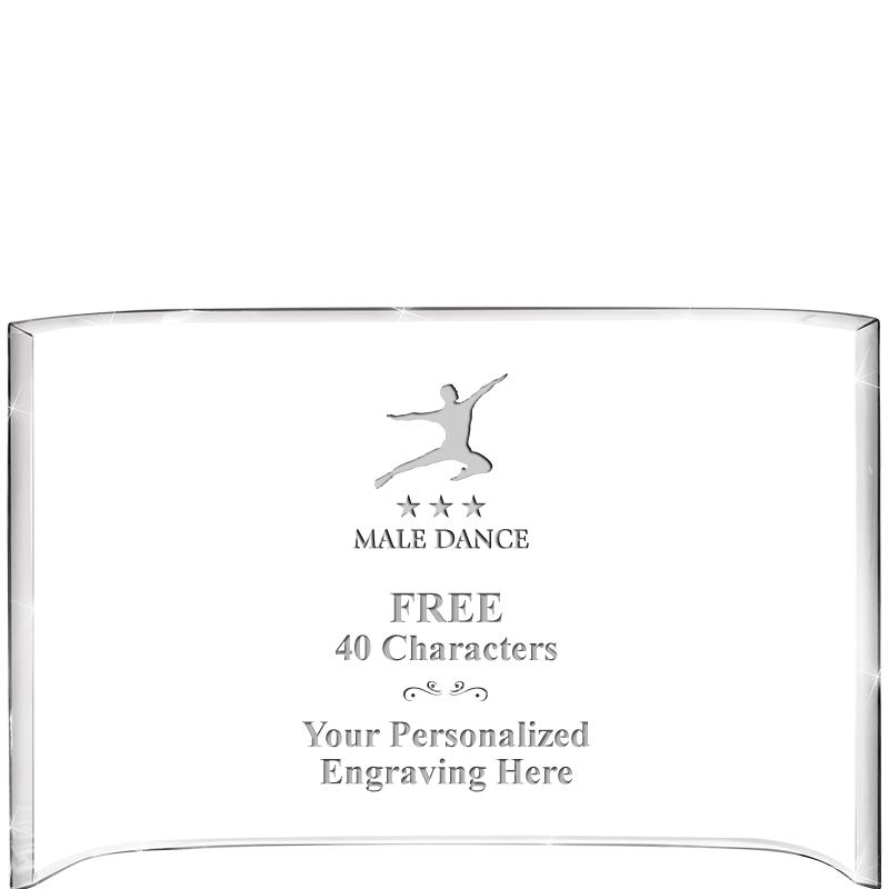 7 3/4"X 5" CURVA ACRYLIC