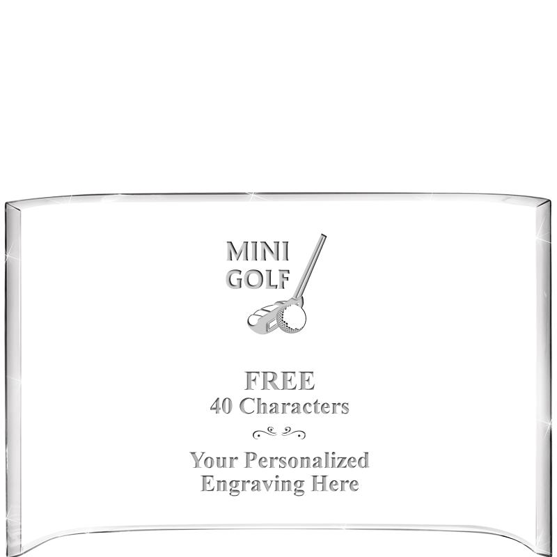 7 3/4"X 5" CURVA ACRYLIC