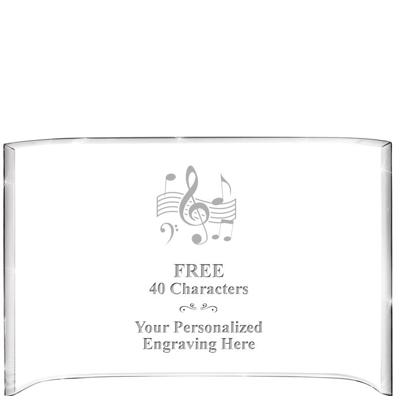 7 3/4"X 5" CURVA ACRYLIC