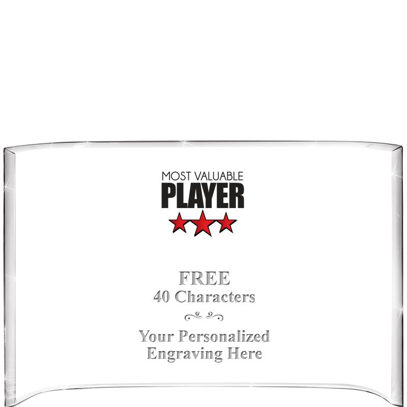 7 3/4"X 5" CURVA ACRYLIC