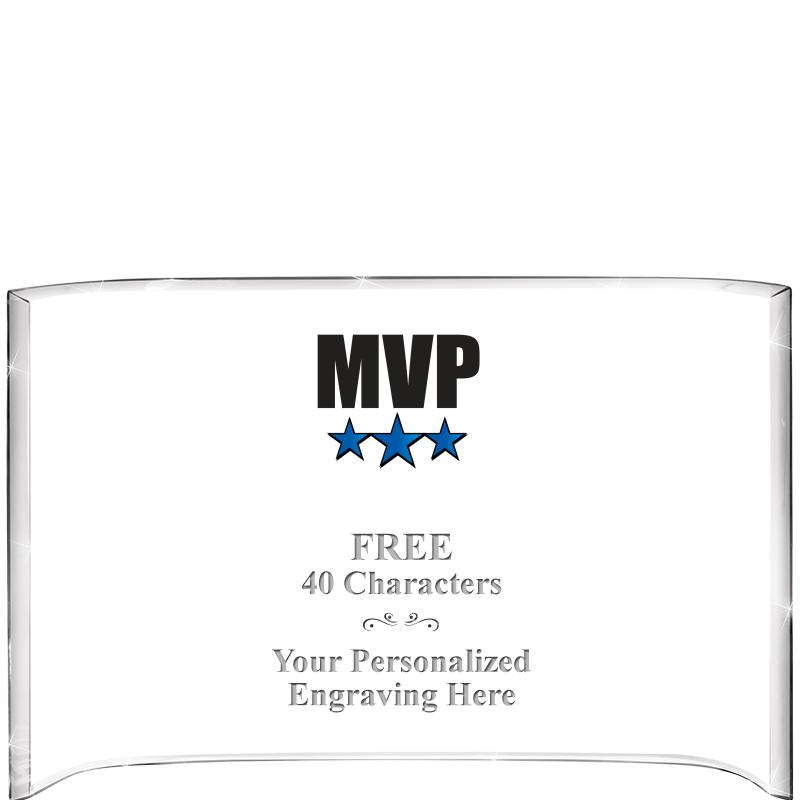 7 3/4"X 5" CURVA ACRYLIC